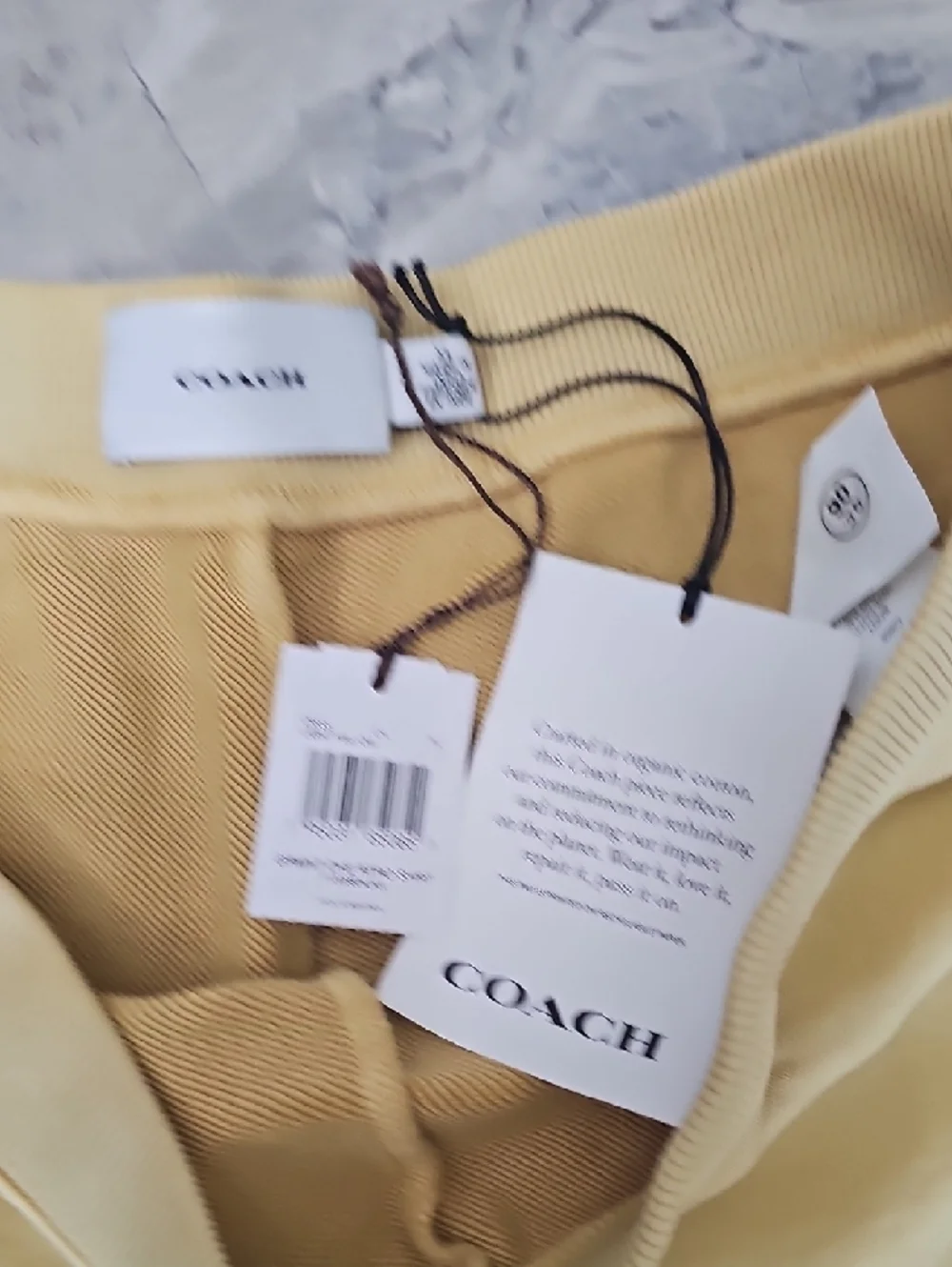 NWT Coach Outlet Garment Dye Retro Sweatshorts Size XL